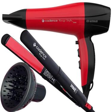Imagem de Secador De Cabelo Cadence Profissional 2200w Ions Ar Quente Frio Rougi