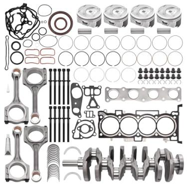 Imagem de Kit de revisão de reconstrução de motor G4KJ 2.4L com virabrequim e bielas compatíveis com KIA Sorento Optima & Sportage 11-2020; para Tucson Sonata & Santa Fe Sport 11-2019 Substitui 23111-2G200
