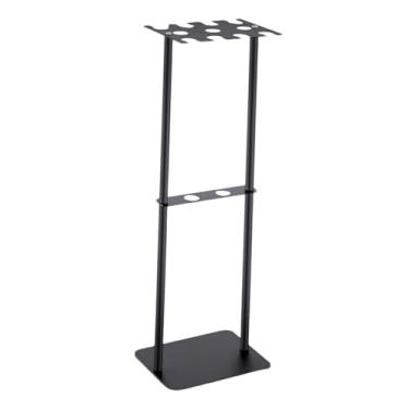 Imagem de Aymzbd Suporte para taco de beisebol, prateleira de armazenamento, fácil instalação, acessório leve, prateleira vertical multiuso, suporte para taco de