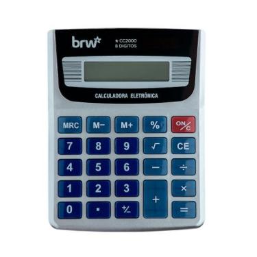 Imagem de Calculadora mesa brw 08 digitos cc2000, PRETO