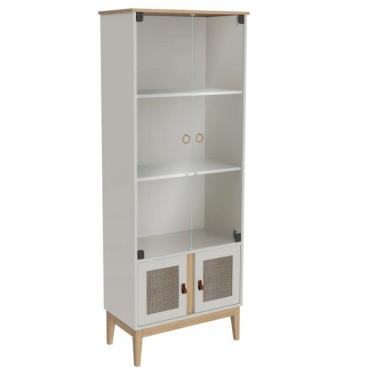 Imagem de Cristaleira com Vidro 4 Portas Trama MB 1005 Movelbento