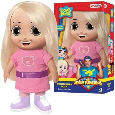Imagem de Boneca Aventureira Rosa - Lucas Neto