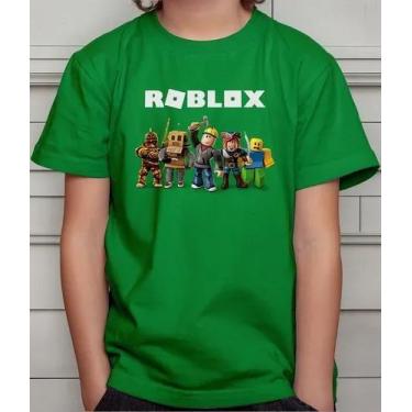 Imagem de Camiseta Camisa Infantil Juvenil Gamer Roblo ox Menino Menina 100% Alg
