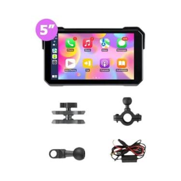 Imagem de Tela GPS À Prova d'Água Para Motocicleta De 5/7 Polegadas Dual BT5.0 W