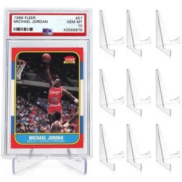 Imagem de Suporte de exibição de cartões com classificação PSA x10 - Tutata