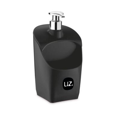 Imagem de Porta Detergente Dispenser Com Suporte Para Esponja Uz Preto