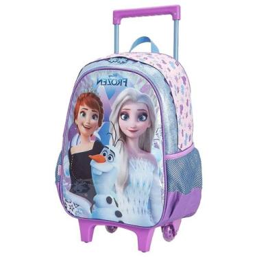Imagem de Mochila Frozen Rodinhas Escolar Infantil Disney Xeryus