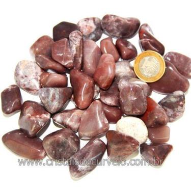 Imagem de Aragonita Roxa Rolada Natural 1 kg - Pedras de 20 a 35mm Tipo B - Atac