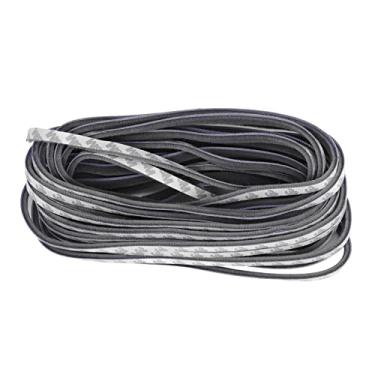 Imagem de Tira de vedação autoadesiva Weatherstrip Adesivo forte à prova de Isolamento acústico à prova de poeira para portas de janelas Portas deslizantes Roupeiros Polipropileno Cinza (9x5mm)
