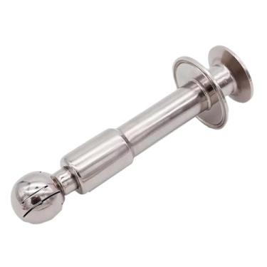 Imagem de Entrada de braçadeira tripla CIP rotativa de 1,5 pol. (50,5 mm) soldada em tampa de braçadeira tripla de 2 pol. (64 mm) Tanque de cerveja artesanal 304 Aço inoxidável sanitário