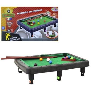 Imagem de Jogo Mesa De Bilhar Infantil Sinuca Snooker Com Pés Dobrável