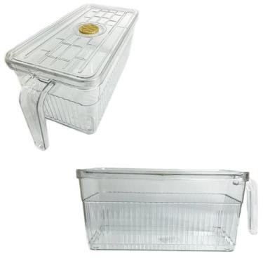 Imagem de Organizador Multiuso com Tampa 1,4L  Plástico Resistente - COSY