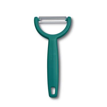 Imagem de Descascador Suiço YPSO lâmina serrilhada dupla Victorinox 6.0963, Verd