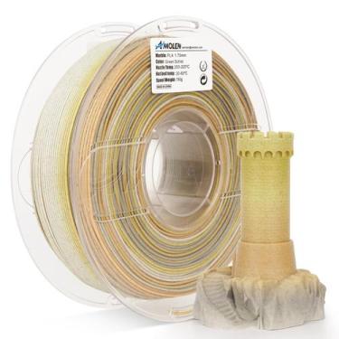 Imagem de Filamento de impressão 3D AMOLEN Rock PLA 1,75 mm, bobina de 1 kg