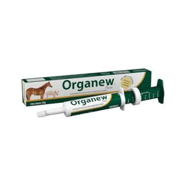 Imagem de Organew Pasta 32g Vetnil Suplemento Vitamínico Aminoácido e Energético para Cavalos Bovinos e Animais de Alta Performance