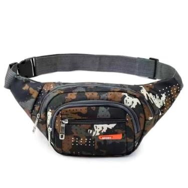 Imagem de Bolsa feminina multifuncional de tecido Oxford unissex (marrom)