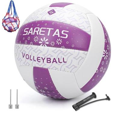 Imagem de Bola de voleibol Saretas para meninas ao ar livre e interna Soft Touch