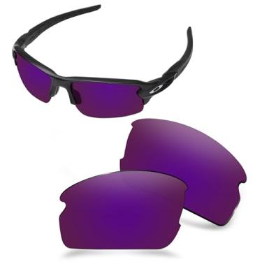 Imagem de AOZAN Lentes de reposição ANSI Z87.1 para óculos de sol Oakley Flak 2.0 OO9295 - Roxo neon