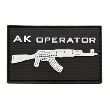 Imagem de AK Operator AK47 AK-47 Amante de armas de rifle militares veteranos fuzileiros navais do exército tático segunda emenda tiro 8,3 cm costurado em patch bordado para roupas