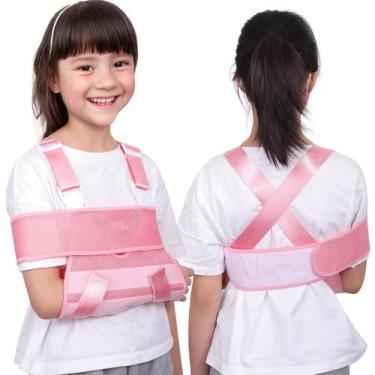 Imagem de Arm Sling ENLUNTRA Kids respirável ajustável rosa XS