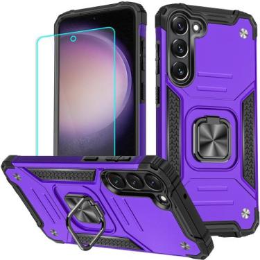 Imagem de Capa para Samsung Galaxy S23 HNHYGETE com suporte giratório de 360