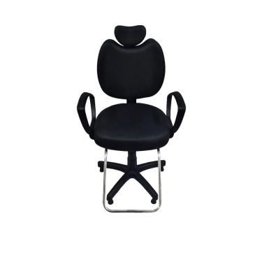 Imagem de Cadeira Poltrona Para Salão Cabeleireiro Salão Beleza Preto