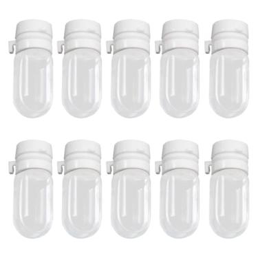 Imagem de Ysyqkn 10 Mini Frascos Conta Recarregáveis ​​de 2ml Multifuncionais para Amostras de Cosméticos, Cremes e Produtos de Higiene Pessoal