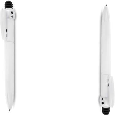 Imagem de Caneta Esferográfica Retrátil Azul com Grip, Corpo em Papel Reciclado, 2 Unidades, para Escrita Geral, 15 cm (Kit 2 Preto)