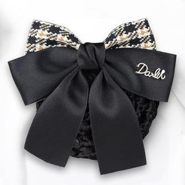 Imagem de Enfermeira profissional aeromoça acessórios de bolso rede de cabelo elegante laço de cabelo trabalho grampo de cabelo