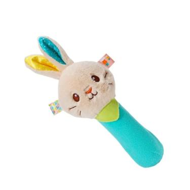 Imagem de Chocalho de mão macio, chocalho macio | Chocalhos de mão de bicho de pelúcia | Acessórios de viagem chocalho brinquedos menina menino sensorial aprendizagem brinquedo campainha para crianças de 3 a 5