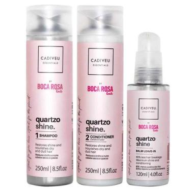 Imagem de Cadiveu Professional Quartzo Shine - Kit Shampoo + Condicionador + Lea
