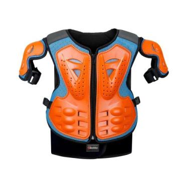 Imagem de Colete De Proteção Para Motocicleta Infantil Com Protetores De Joelho 