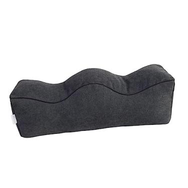 Imagem de Llazsybz Travesseiro de Elevação de Perna Respirável Exclusivo E Macio de Alto Desempenho para Mulheres Grávidas, PRETO, Tamanho real