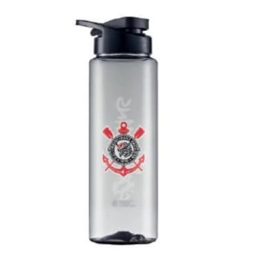 Imagem de Garrafa Squezee Pl�stica Corinthians Transparente 750 ml Oficial
