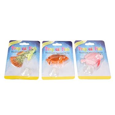 Imagem de Sanpyl Decoração de Tanque de Peixes de Silicone Falso Guppy Angelfish para Simulação de Aquário, Peixes Artificiais de Aquário Flexíveis e Vívidos para Decoração de Tanque de, Instalação de