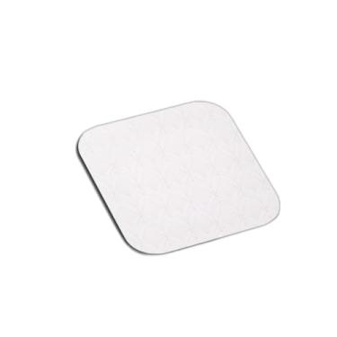 Imagem de Porta Copos Personalizado Violeta Claro Art Déco Monocromático - Tamanho 10x10 cm