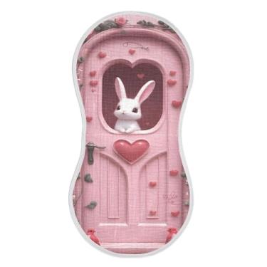 Imagem de xigua Conjunto de 4 panos para arrotos de musselina de coelho com porta com coelho, panos para arrotar supermacios e absorventes, roupas de arroto de algodão, presente de chá para recém-nascidos