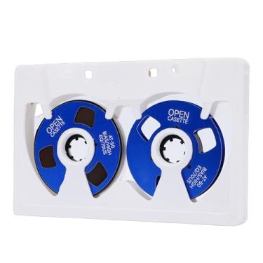 Imagem de Asixxsix Fita Cassete Em Branco Bobina a Bobina, Fita Cassete de áudio de Metal Dupla Face Com Tempo de Gravação de 50 Minutos para Gravação de Música e Efeito Sonoro