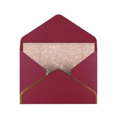 Imagem de SKKNT Cartões comemorativos com estampa de ouro rosa em mármore para todas as ocasiões, convites de festa de aniversário de casamento, 12,7 x 15,2 cm