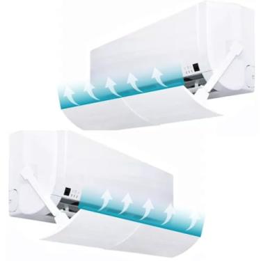Imagem de Defletor Direcionador Ar Condicionado Btus Split Universal Ajustável 103cm(2 UNIDADES)