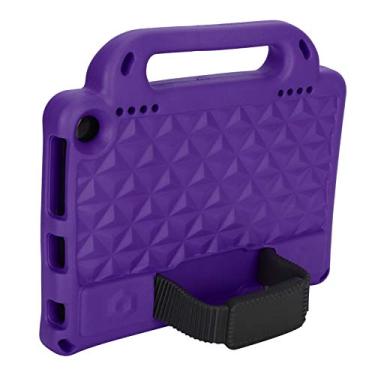 Imagem de Ymiko Capa para Tablet à Prova de Choque para Dispositivos de 8 Polegadas, Capa Protetora Adequada para Crianças e de Ajuste Seguro (Roxo)