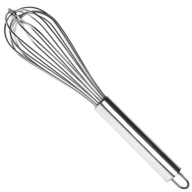 Imagem de Batedor Fouet de Aço Inox Profissional 25cm 29cm para Ovos Massas e Sobremesas – Utensílio de Cozinha Durável (29CM)