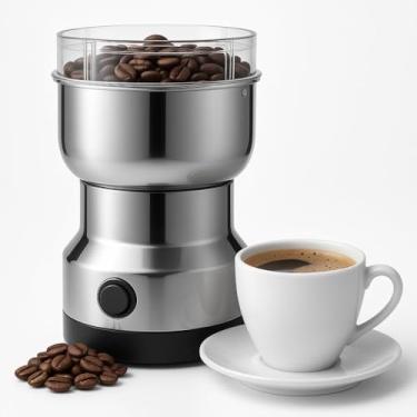 Imagem de Moedor de Café Elétrico Inox 200W, Copo 150g com Lâminas em Aço Inox e Tampa de Segurança