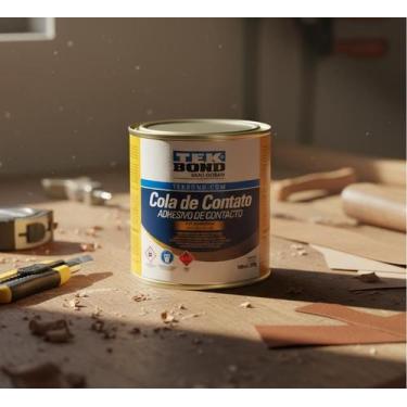 Imagem de Cola de Contato Tekbond Lata 200g - Cola de Sapateiro e Marceneiro Pro