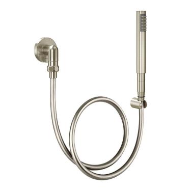 Imagem de Ducha Manual com Joelho 90° Docol C30 90018346044 Níquel Escovado