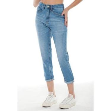 Imagem de Calça Jeans Feminina Slim Barra Dobrada Sob-Feminino