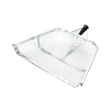 Imagem de Fenteer Pá de jardinagem com furos, peneira, pá de ferro para compostagem, plantio e areia, Vazamento de 10 Mm