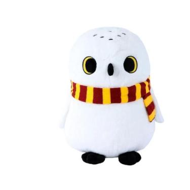 Imagem de Pelúcia Fofa Hedwig Harry Potter Cachecol Grifinória Miniso