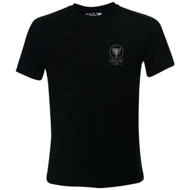 Imagem de CAMISETA CAVALERA INDIE SIDE EAGLE PRETA MASCULINA-Masculino