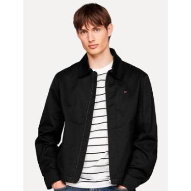 Imagem de Jaqueta Tommy Hilfiger Masculina Regular Cotton Ivy Preta-Masculino